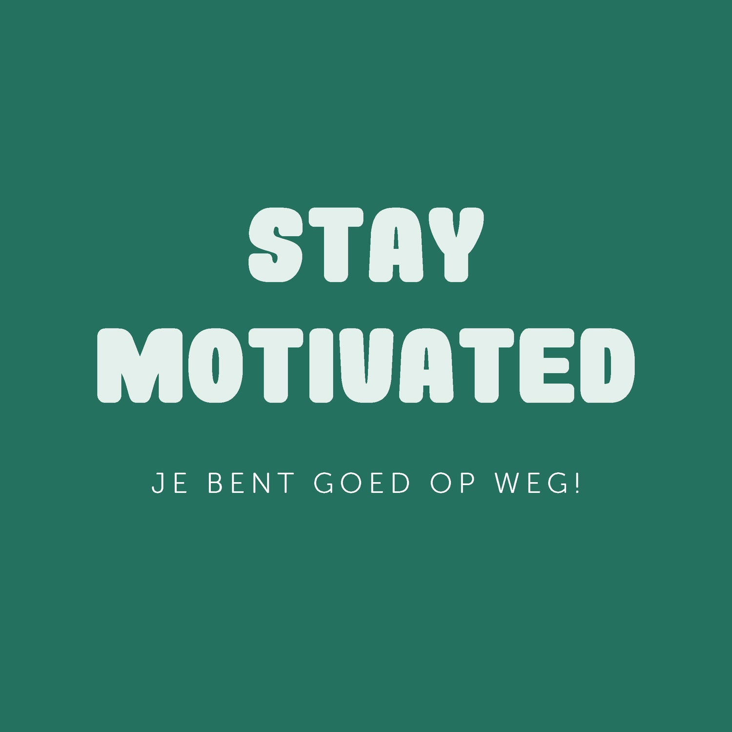 Tips voor blijvende motivatie 💪🏼