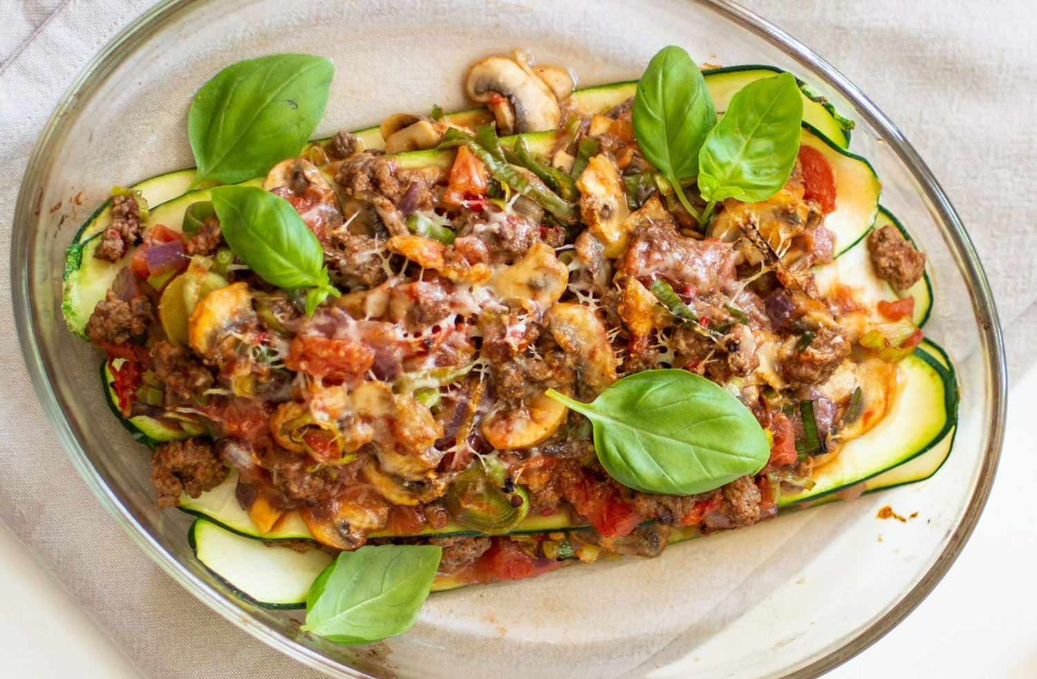 Courgette lasagne