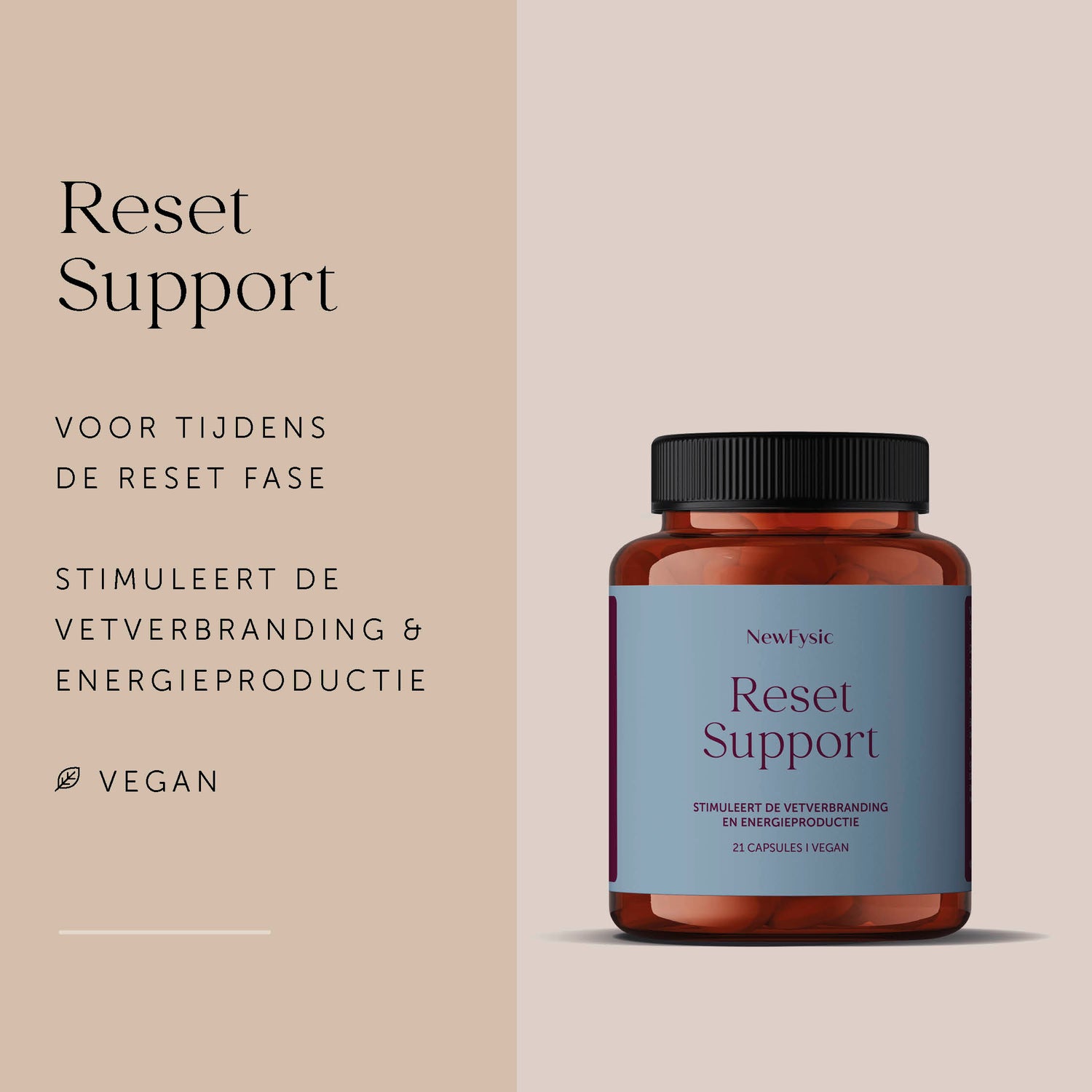 De Reset Support: stimulerend voor de vetverbranding en energieproductie