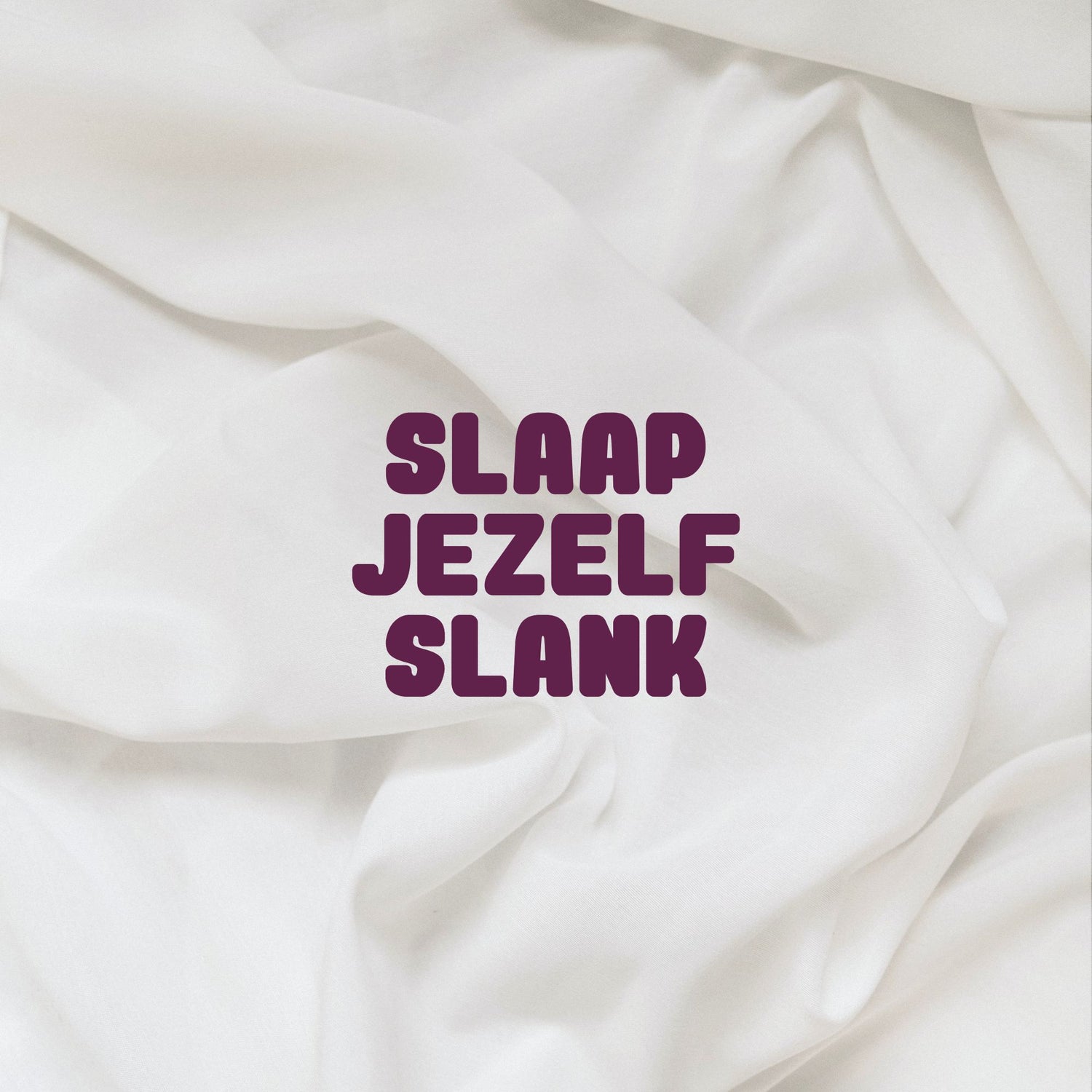 Voldoende slaap en ontspanning maakt je slank!