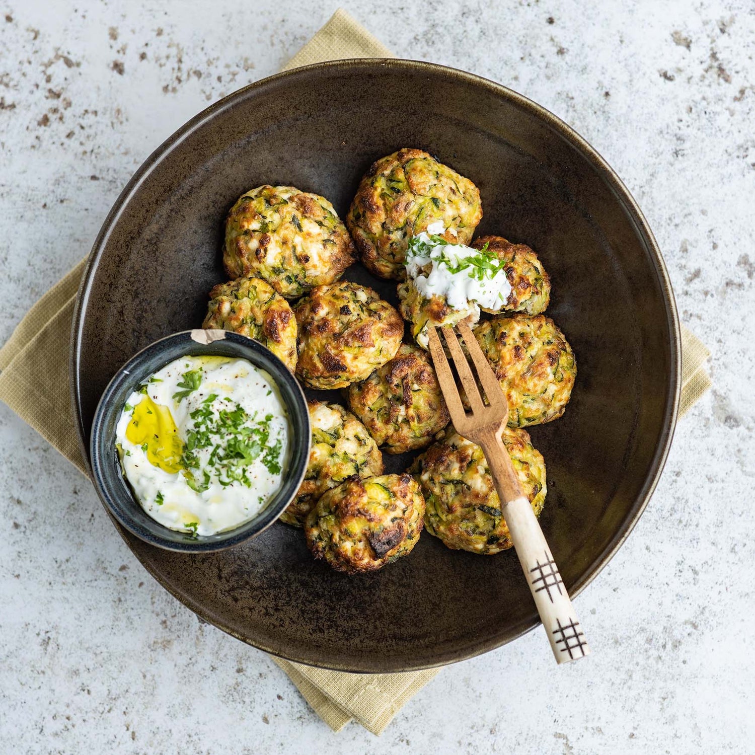 Courgette balletjes