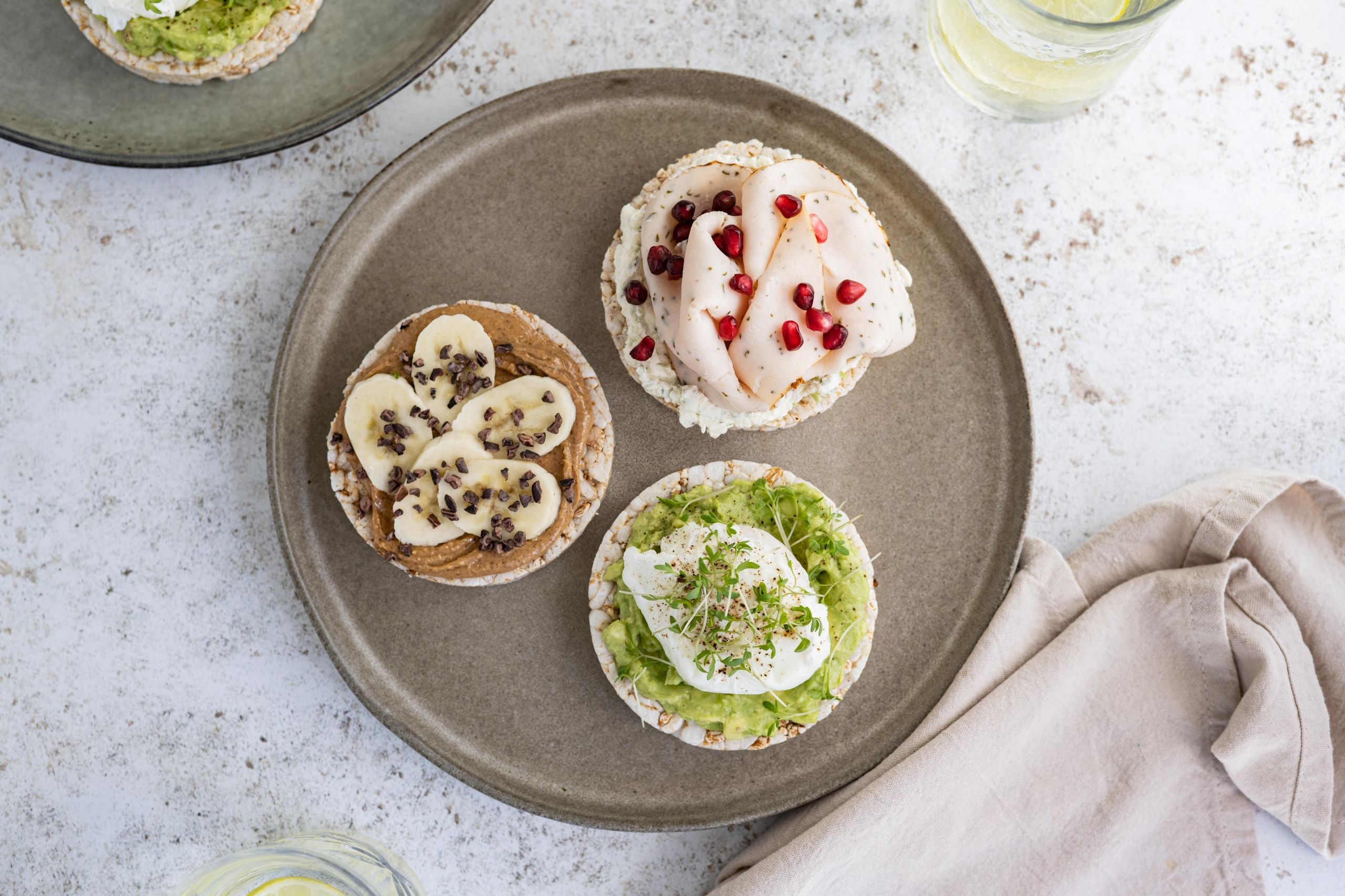 3x rijstwafel met topping